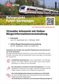 Flyer zum virtuellen Infomarkt (Oktober 2021) (PDF, nicht barrierefrei) herunterladen